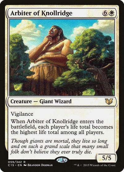 Arbiter of Knollridge (C15) #59 Rare (Lightly Played) Commander 2015 Magic: The Gathering: 2015