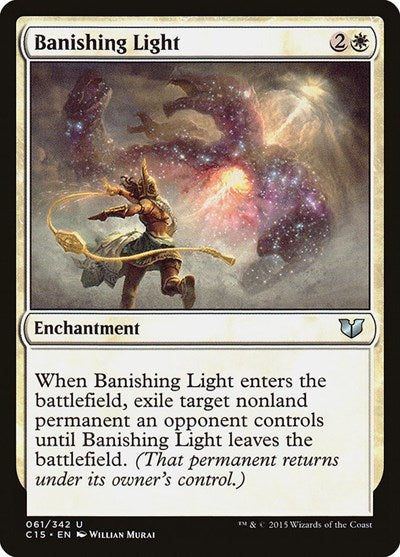 Banishing Light (C15) #61 Uncommon (Lightly Played) Commander 2015 Magic: 2015