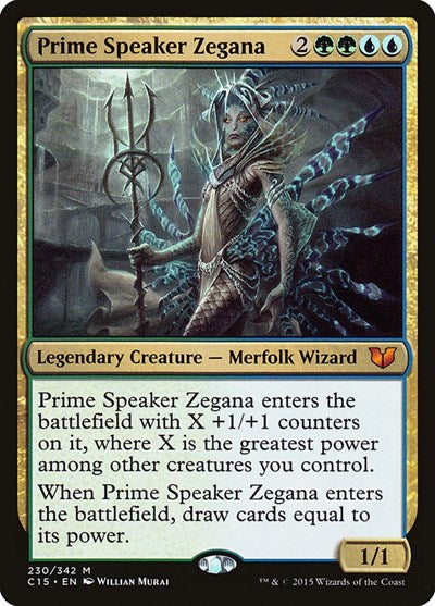 Prime Speaker Zegana (C15) #230 Mythic Rare (Moderately Played) Commander 2015 Magic: 2015