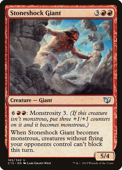Stoneshock Giant (C15) #165 Uncommon (Lightly Played) Commander 2015 Magic: 2015