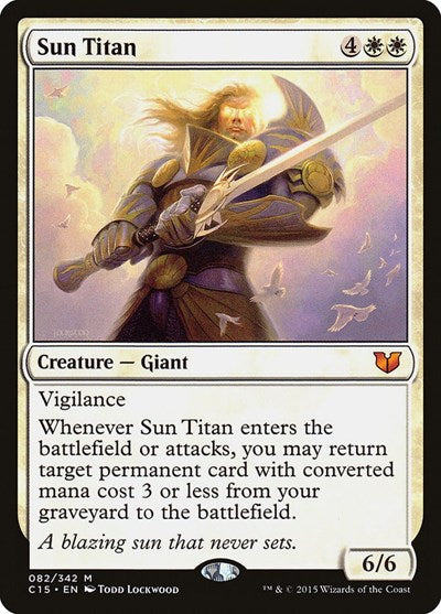 Sun Titan (C15) #82 Mythic Rare (Lightly Played) Commander 2015 Magic: The Gathering: 2015