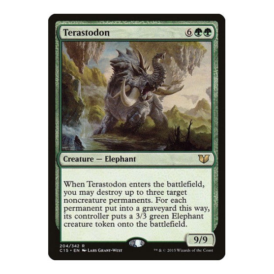 Terastodon (C15) #204 Rare (Lightly Played) Commander 2015 Magic: The Gathering: 2015