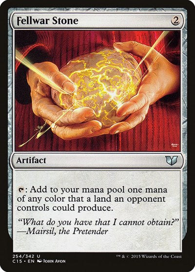 Fellwar Stone (C15) #254 Uncommon (Lightly Played) Commander 2015 Magic: The Gathering: 2015