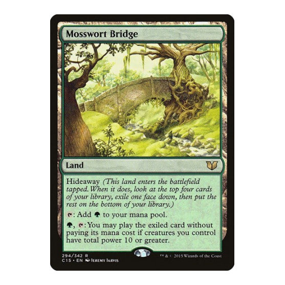 Mosswort Bridge (C15) #294 Rare (Moderately Played) Commander 2015 Magic: The Gathering: 2015