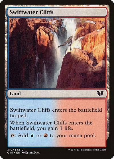 Swiftwater Cliffs (C15) #310 Common (Lightly Played) Commander 2015 Magic: The Gathering: 2015