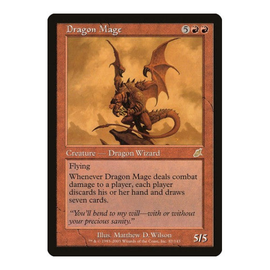 Dragon Mage (SCG) #87 Rare Scourge Magic: The Gathering: 2003