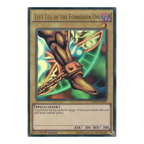 Left Leg of the Forbidden One (YGLD) #YGLD-ENA19 Ultra Rare (Unlimited Near Mint) King of Games: Yugi's Legendary Decks YuGiOh: 2015