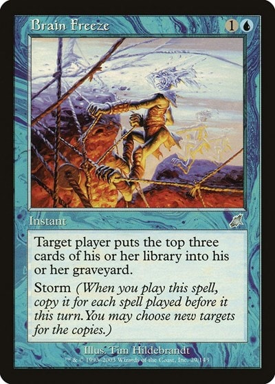 Brain Freeze (SCG) #29 Uncommon Scourge Magic: The Gathering: 2003