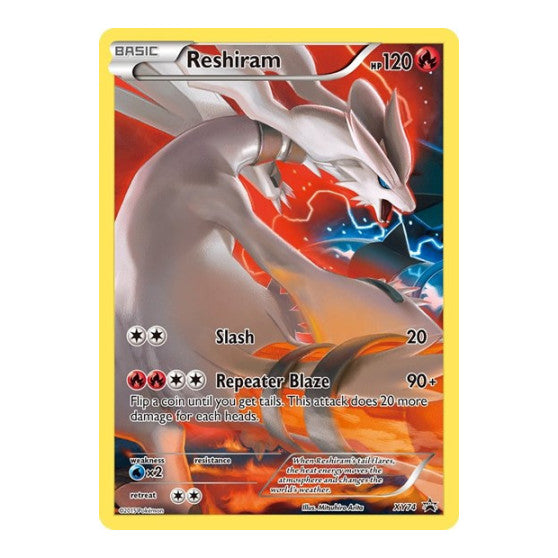Reshiram Full Art Promo (PR) #XY74 Promo XY Promos Pokemon: 2013