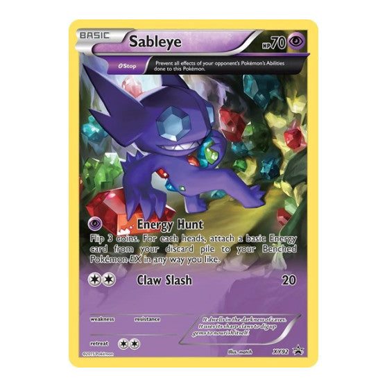 Sableye - XY92 (PR) #XY92 Promo XY Promos Pokemon: 2013