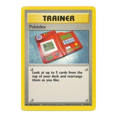 Pokedex (BS) #087/102 Uncommon Base Set Pokemon: 1999