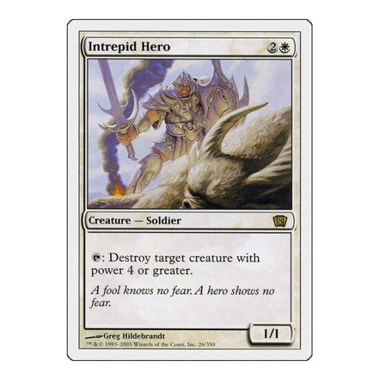 Intrepid Hero (8ED) #26 Rare (Moderately Played) 8th Edition Magic: The Gathering: 2003