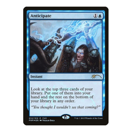 Anticipate (FNM) #12 Promo (Foil Lightly Played) FNM Promos Magic: The Gathering: 2026