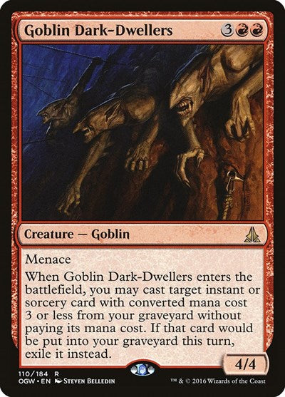 Goblin Dark Dwellers (OGW) #110 Rare (Lightly Played) Oath of the Gatewatch Magic: The Gathering: 2016