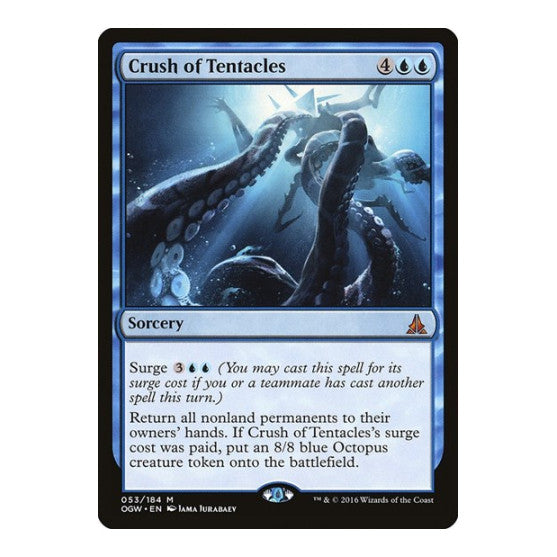 Crush of Tentacles (OGW) #53 Mythic Rare (Lightly Played) Oath of the Gatewatch Magic: The Gathering: 2016