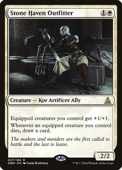 Stone Haven Outfitter (OGW) #37 Rare (Lightly Played) Oath of the Gatewatch Magic: The Gathering: 2016