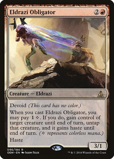 Eldrazi Obligator (OGW) #96 Rare (Lightly Played) Oath of the Gatewatch Magic: The Gathering: 2016