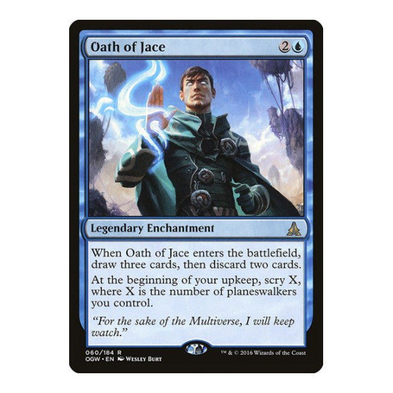 Oath of Jace (OGW) #60 Rare (Heavily Played) Oath of the Gatewatch Magic: The Gathering: 2016