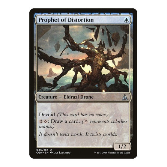 Prophet of Distortion (OGW) #46 Uncommon (Lightly Played) Oath of the Gatewatch Magic: The Gathering: 2016