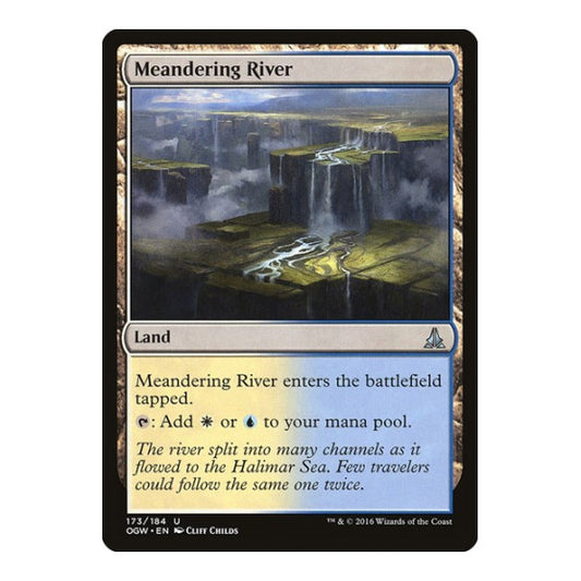 Meandering River (OGW) #173 Uncommon (Lightly Played) Oath of the Gatewatch Magic: The Gathering: 2016