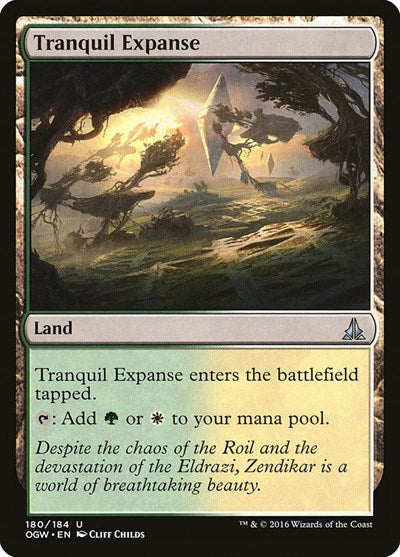 Tranquil Expanse (OGW) #180 Uncommon (Lightly Played) Oath of the Gatewatch Magic: The Gathering: 2016
