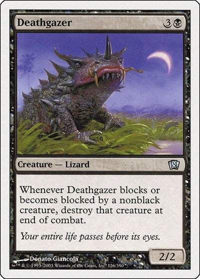 Deathgazer (8ED) #126★ Uncommon (Moderately Played) 8th Edition Magic: The Gathering: 2003