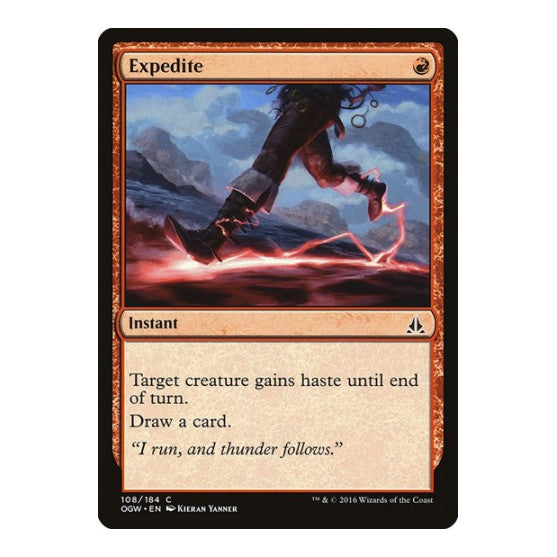 Expedite (OGW) #108 Common (Lightly Played) Oath of the Gatewatch Magic: The Gathering: 2016