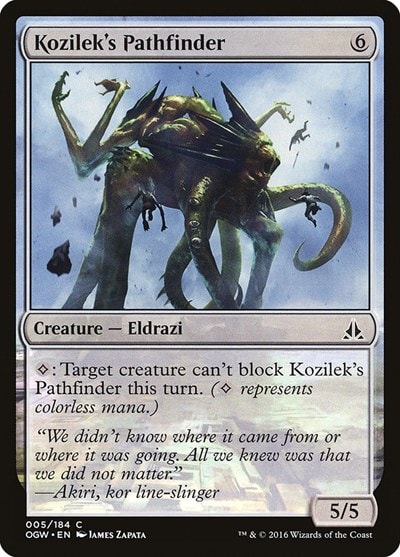 Kozileks Pathfinder (OGW) #5 Common (Lightly Played) Oath of the Gatewatch Magic: The Gathering: 2016