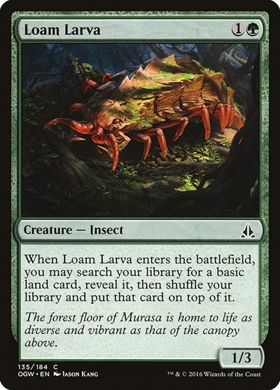 Loam Larva (OGW) #135 Common (Lightly Played) Oath of the Gatewatch Magic: The Gathering: 2016