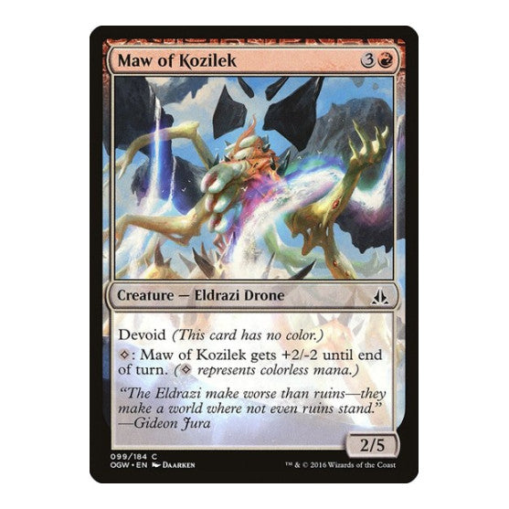 Maw of Kozilek (OGW) #99 Common (Lightly Played) Oath of the Gatewatch Magic: The Gathering: 2016