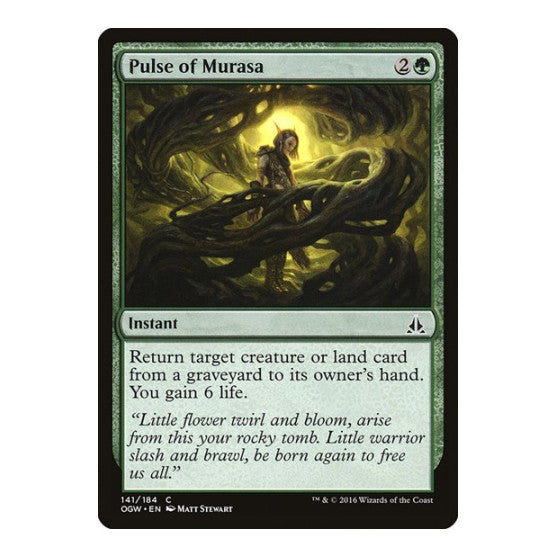 Pulse of Murasa (OGW) #141 Common (Lightly Played) Oath of the Gatewatch Magic: The Gathering: 2016