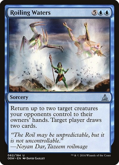 Roiling Waters (OGW) #62 Uncommon (Lightly Played) Oath of the Gatewatch Magic: The Gathering: 2016