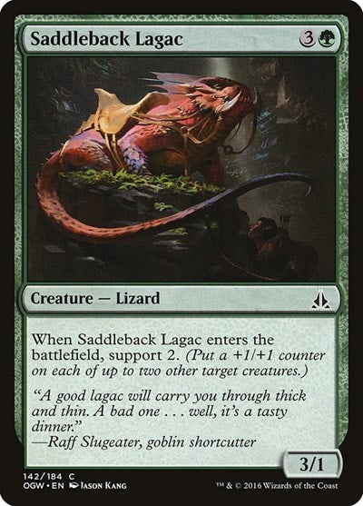 Saddleback Lagac (OGW) #142 Common (Lightly Played) Oath of the Gatewatch Magic: The Gathering: 2016