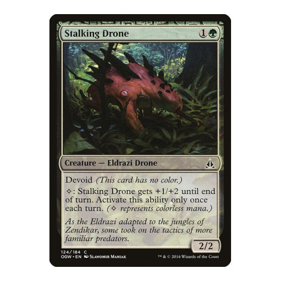 Stalking Drone (OGW) #124 Common (Lightly Played) Oath of the Gatewatch Magic: The Gathering: 2016
