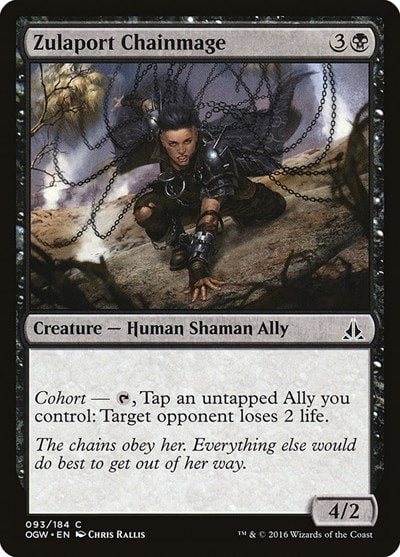 Zulaport Chainmage (OGW) #93 Common (Lightly Played) Oath of the Gatewatch Magic: The Gathering: 2016