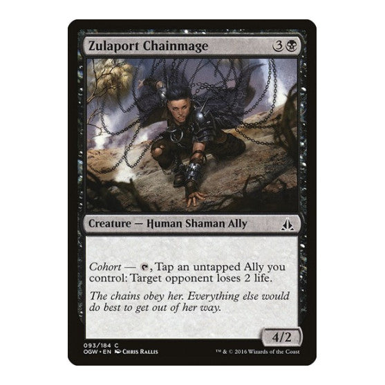 Zulaport Chainmage (OGW) #93 Common (Lightly Played) Oath of the Gatewatch Magic: The Gathering: 2016