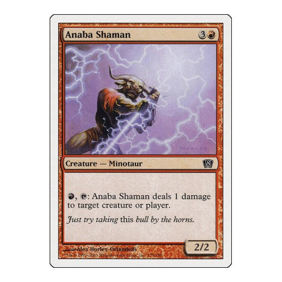 Anaba Shaman (8ED) #175 Common (Lightly Played) 8th Edition Magic: The Gathering: 2003