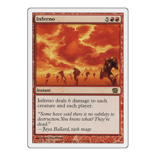 Inferno (8ED) #196 Rare (Moderately Played) 8th Edition Magic: The Gathering: 2003