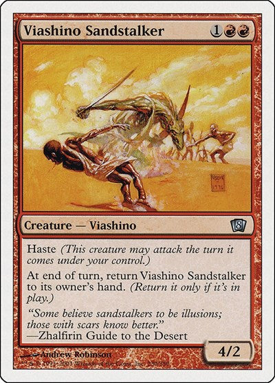 Viashino Sandstalker (8ED) #230★ Uncommon (Lightly Played) 8th Edition Magic: 2003