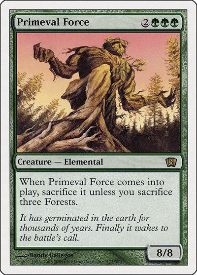 Primeval Force (8ED) #273★ Rare (Lightly Played) 8th Edition Magic: 2003