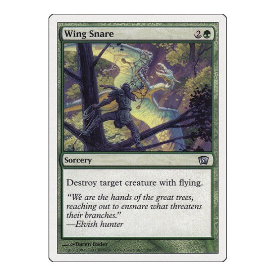 Wing Snare (8ED) #288 Uncommon (Heavily Played) 8th Edition Magic: The Gathering: 2003
