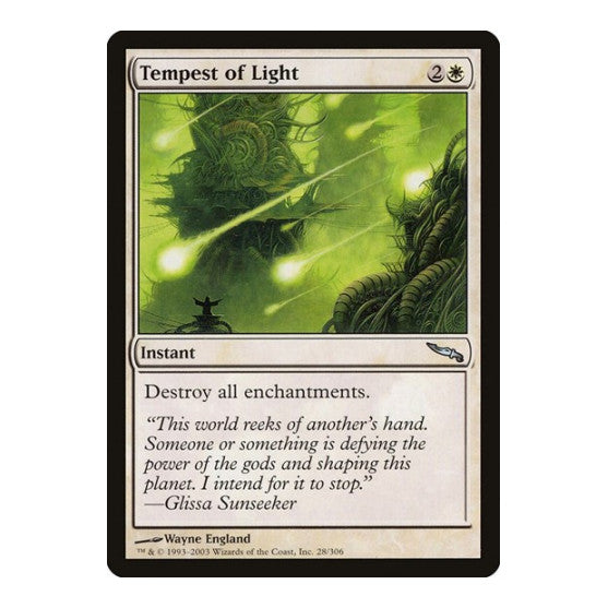 Tempest of Light (MRD) #28 Uncommon (Moderately Played) Mirrodin Magic: The Gathering: 2003