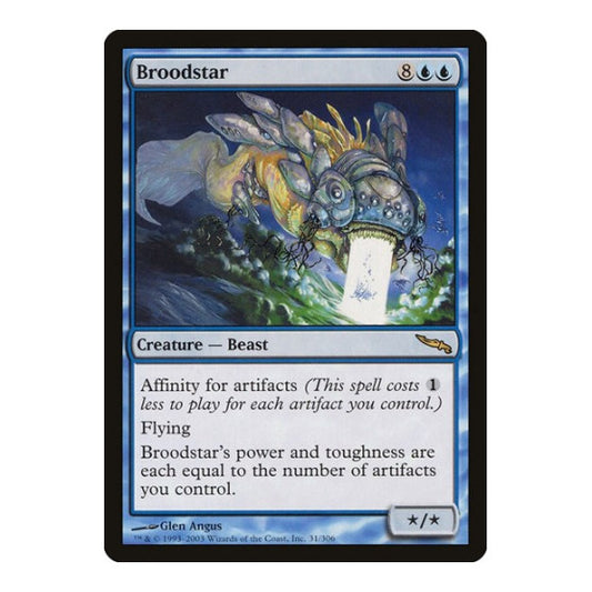Broodstar (MRD) #31 Rare (Moderately Played) Mirrodin Magic: The Gathering: 2003