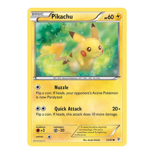 Pikachu (GEN) #26/83 Common Generations Pokemon: 2016