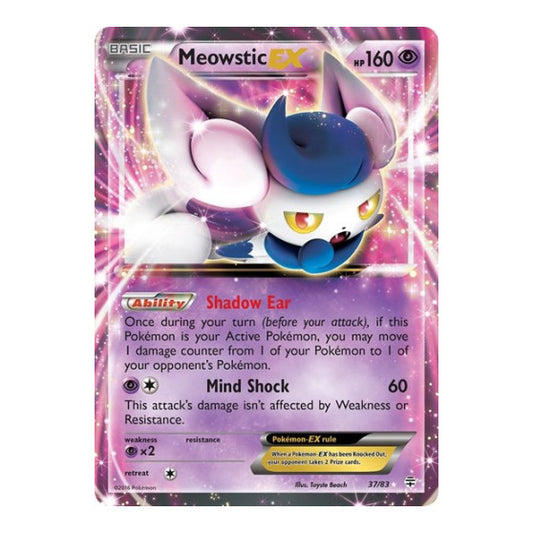 Meowstic EX (GEN) #37/83 Ultra Rare Generations Pokemon: 2016