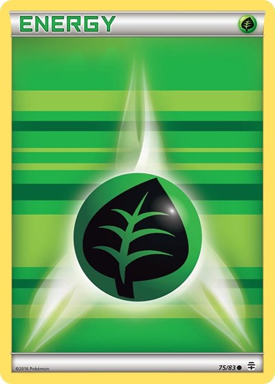 Grass Energy (GEN) #75/83 Common (Reverse Holofoil Lightly Played) Generations Pokemon: 2016