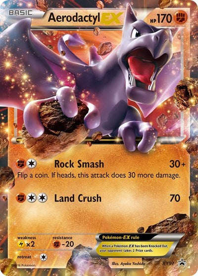 Aerodactyl EX XY97 (PR) #XY97 Promo (Holofoil Heavily Played) XY Promos Pokemon: 2013