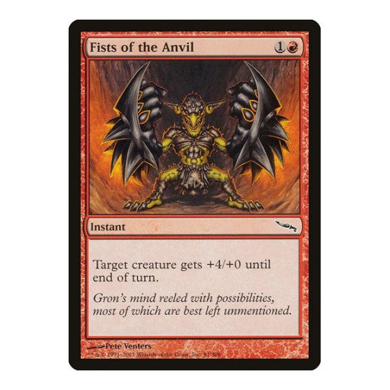 Fists of the Anvil (MRD) #91 Common (Lightly Played) Mirrodin Magic: The Gathering: 2003