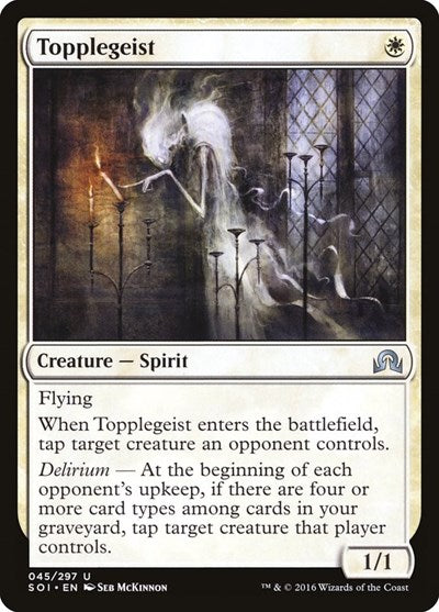 Topplegeist (SOI) #45 Uncommon (Lightly Played) Shadows over Innistrad Magic: The Gathering: 2016