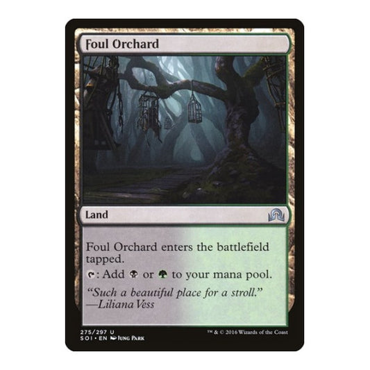 Foul Orchard (SOI) #275 Uncommon (Lightly Played) Shadows over Innistrad Magic: The Gathering: 2016